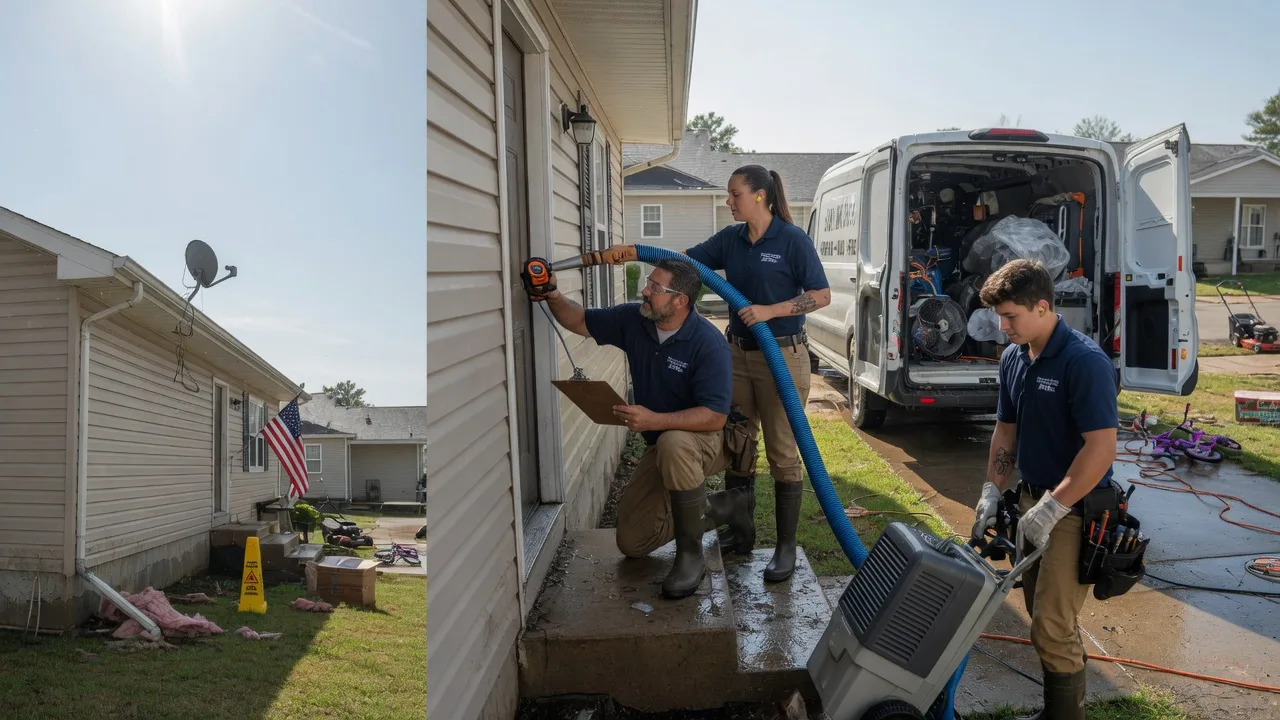 Ceiling Water Damage Restoration in Leesville, TX near me